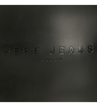 Pepe Jeans Borsa tote Pierre multicolore nera