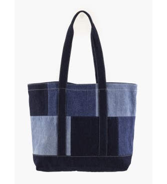 Levi's Saco Tote Bag Patchwork Shopper Navy