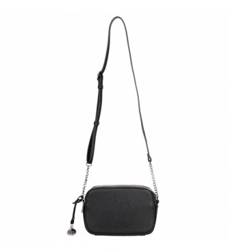 Pepe Jeans Pepe Jeans Mabel double compartment shoulder bag black