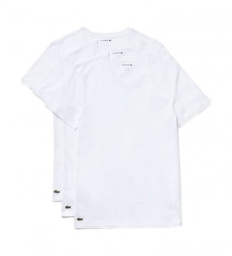Lacoste Pack 3 camisetas interiores Sous-vetement blanco