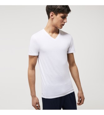 Lacoste Pack 3 camisetas interiores Sous-vetement blanco