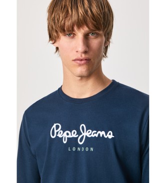 Pepe Jeans T-shirt Eggo Long N blu navy
