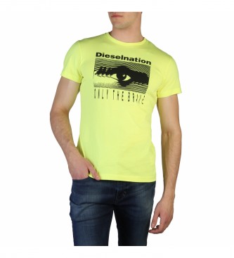 Diesel T-DIEGO_J4 T-shirt jaune