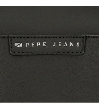 Pepe Jeans Pepe Jeans Piere black cell phone shoulder bag -10,5x16,5x1cm