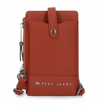 Pepe Jeans Pepe Jeans Piere Caldera orange cell phone shoulder bag -10,5x16,5x1cm