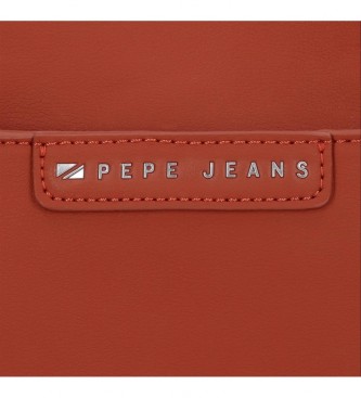 Pepe Jeans Bandolera doble compartimento Pepe Jeans Piere rojo