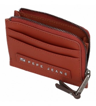 Pepe Jeans Pepe Jeans Piere Caldera denarnica z držalom za kartice burgundska