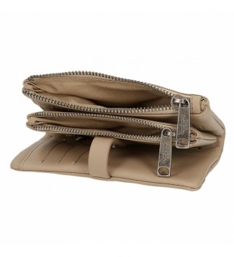 Pepe Jeans Cartera con monedero extrable Pepe Jeans kylie beige