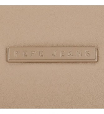 Pepe Jeans Portefeuille Pepe Jeans kylie beige avec pochette  monnaie dtachable