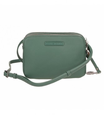 Pepe Jeans Pepe Jeans Mabel Triple compartment shoulder bag Green