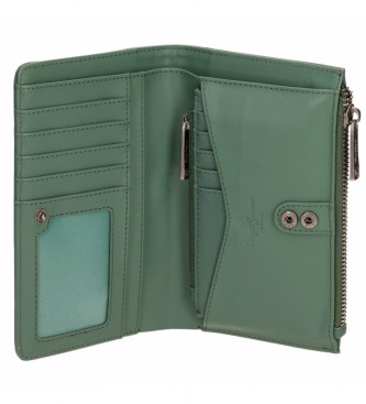 Pepe Jeans Cartera con monedero extrable Pepe Jeans Mabel Verde