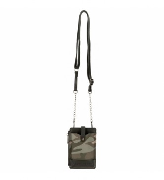 Pepe Jeans Pepe Jeans camouflage cell phone shoulder bag -10,5x16,5x1cm