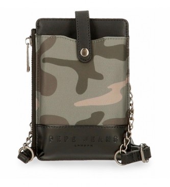 Pepe Jeans Pepe Jeans camouflage cell phone shoulder bag -10,5x16,5x1cm
