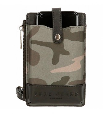 Pepe Jeans tui pour tlphone portable Pepe Jeans camouflage -10,5x16,5x1cm
