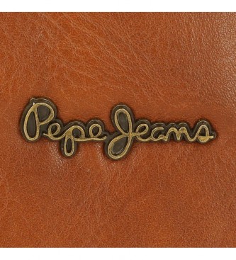 Pepe Jeans Pepe Jeans Camper brown zipper wallet