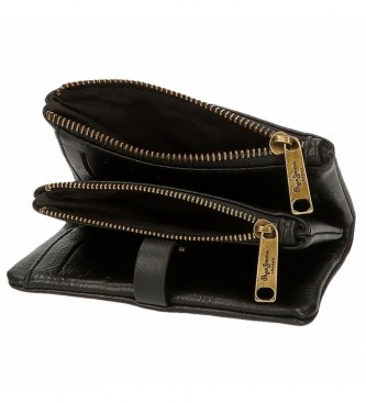 Pepe Jeans Pepe Jeans Camper Black wallet with removable coin purse