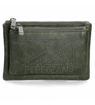Pepe Jeans Pepe Jeans Zelena denarnica z dvema predaloma zelena