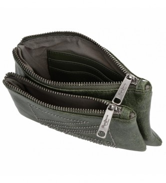 Pepe Jeans Pepe Jeans Donna Green two compartments purse green