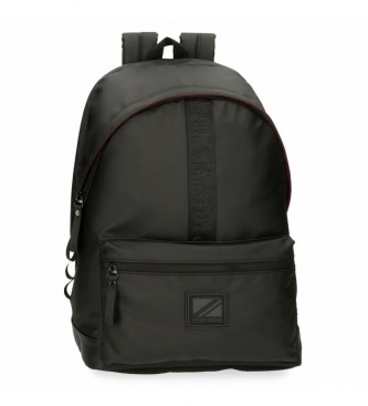 Pepe Jeans Pepe Jeans Green Bay computer backpack with two compartments black - Store fashion, footwear and accessories - best brands shoes and designer shoes