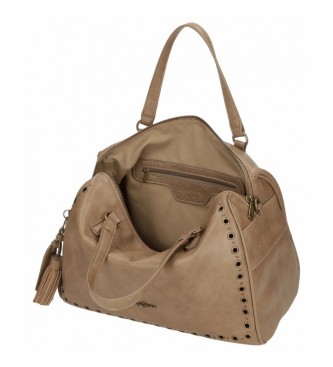 Pepe Jeans Bolso bowling Pepe Jeans Camper Beige