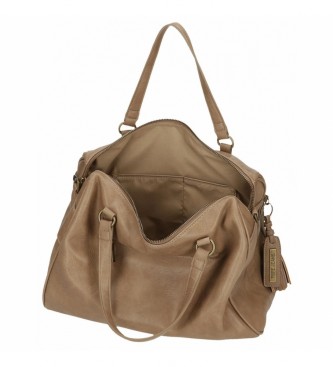 Pepe Jeans Bolso bowling Pepe Jeans Camper Beige