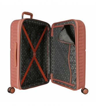 Pepe Jeans Valise moyenne Pepe Jeans Coffre rose -48x70x28cm