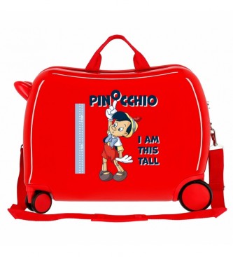 Joumma Bags Otroški kovček Pinocchio rdeč -38x50x20cm