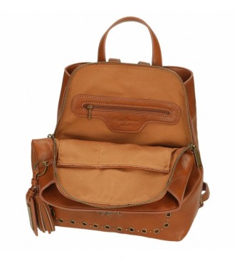 Pepe Jeans Pepe Jeans Camper casual backpack BROWN -25x30x8,5cm