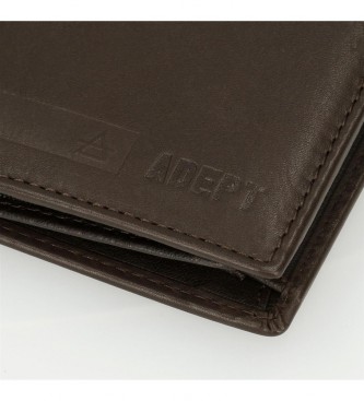 Joumma Bags Porte-monnaie brun Alan Adept -11x7x7x1,5cm