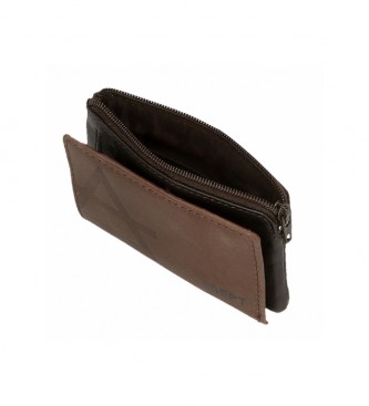 Joumma Bags Adept Jim Brown Wallet - kortholder -11x7x1,5cm