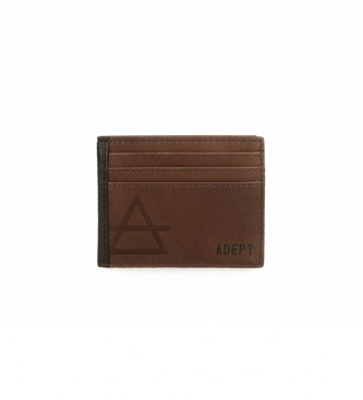 Joumma Bags Adept Jim Business Card Holder Brown -9,5x7,5cm