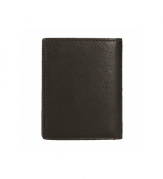 Joumma Bags Adept Jim bruine rechtopstaande portemonnee -8,5x10,5x1cm