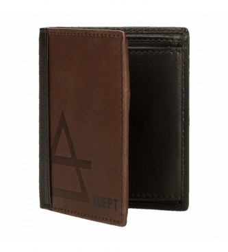 Joumma Bags Adept Jim rjava pokončna denarnica - 8,5x10,5x1cm
