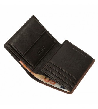 Joumma Bags Adept Jim braun aufrechtes Portemonnaie -8,5x10,5x1cm