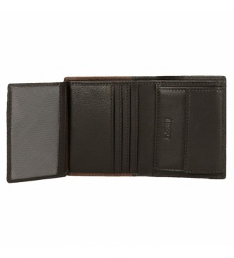 Joumma Bags Brązowy pionowy portfel Adept Jim -8,5x10,5x1cm