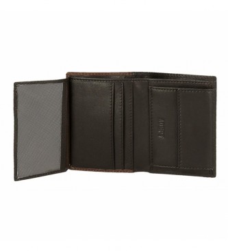 Joumma Bags Adept Jim vertikalna denarnica z rjavo denarnico za kovance - 8,5x11,5x1cm