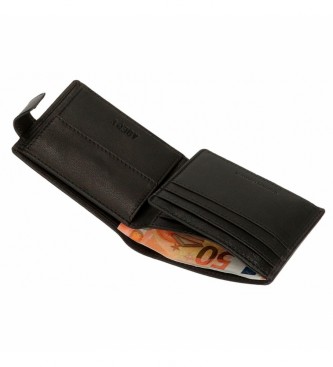 Joumma Bags Adept Jim Črna denarnica - 11x8,5x1cm