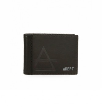 Joumma Bags Adept Jim Einzelne schwarze Brieftasche -11x8x1cm