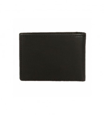 Joumma Bags Adept Jim Enotna črna denarnica - 11x8x1cm