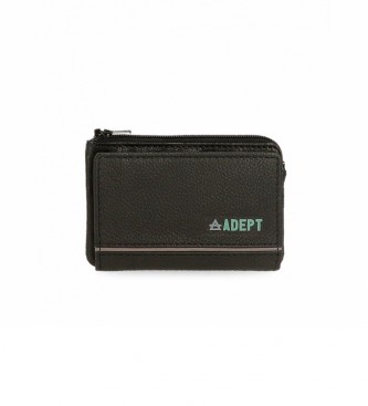 Joumma Bags Adept Kurt Black Wallet - Card Holder -11x7x1,5cm