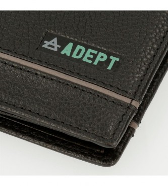 Joumma Bags Adept Kurt Black Wallet - Card Holder -11x7x1,5cm