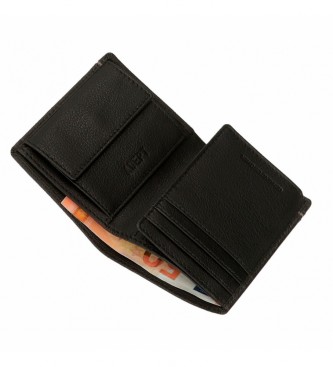 Joumma Bags Adept Kurt Vertikale Brieftasche Schwarz -8,5x10,5x1cm