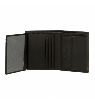 Joumma Bags Adept Kurt Lodret sort tegnebog -8,5x10,5x1cm
