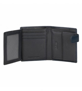 Joumma Bags Adept Kurt Brieftasche Blau -8,5x10,5x1cm