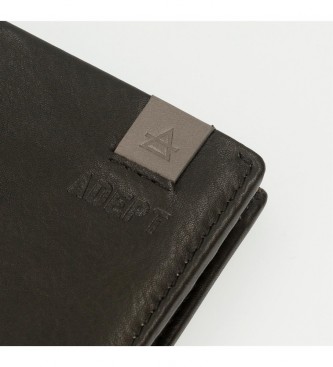 Joumma Bags Adept Max Vertikale Brieftasche Schwarz -8,5x10,5x1cm
