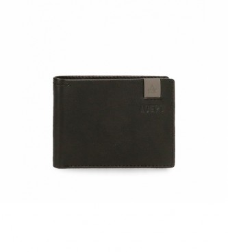 Joumma Bags Portafoglio nero semplice Adept Max -11x8x1cm-