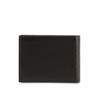 Bikkembergs Leather wallet E2CPME3H3023 black -13x10x2cm