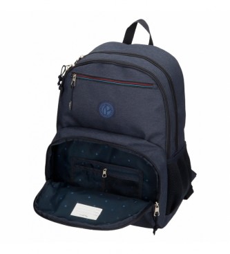 Pepe Jeans Aidan backpack 46cm two compartments navy