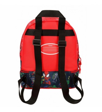 Joumma Bags Go Spidey-rygsk med rd madkasse -23x28x13cm