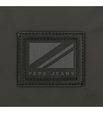 Pepe Jeans  Ramenska torba z dvema predelkoma Pepe Jeans Hoxton Small black